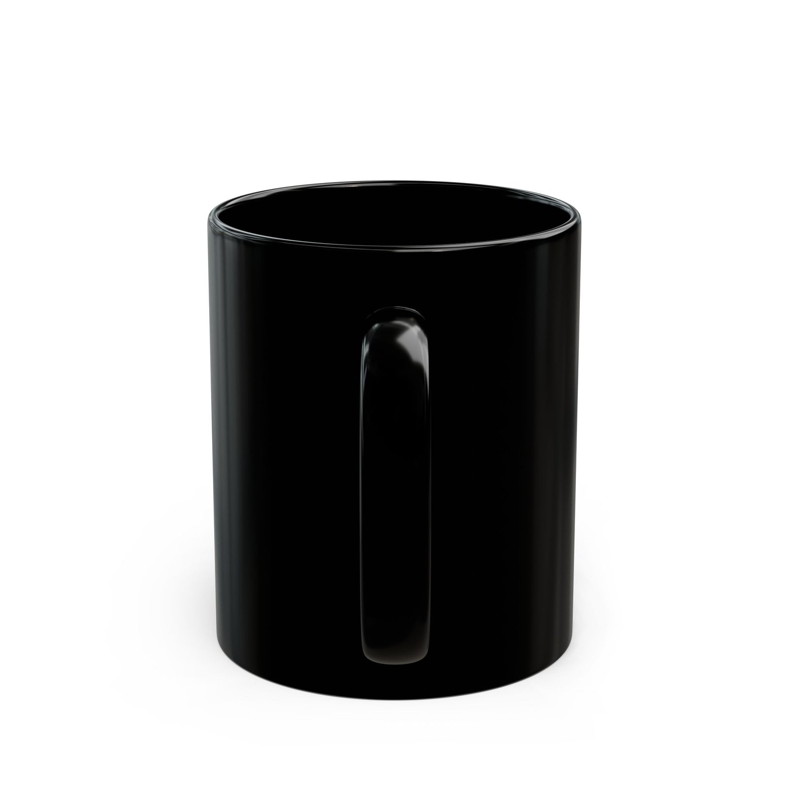 Risen Son Christian Cross Logo Mug | Black Ceramic Coffee Mug - Image 4